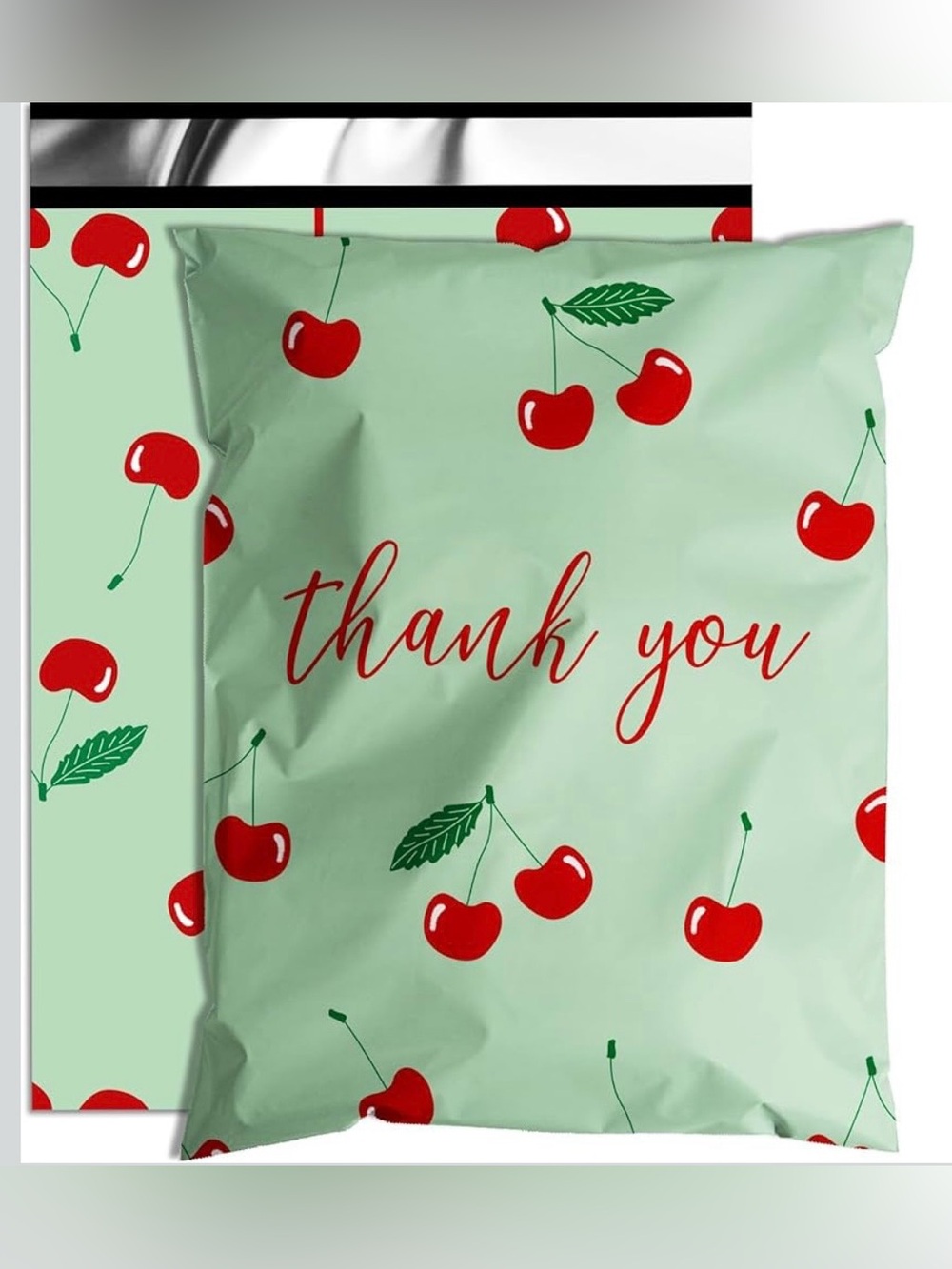 10 Cherry Polymailers 12x15.5” Waterproof Shipping Bags